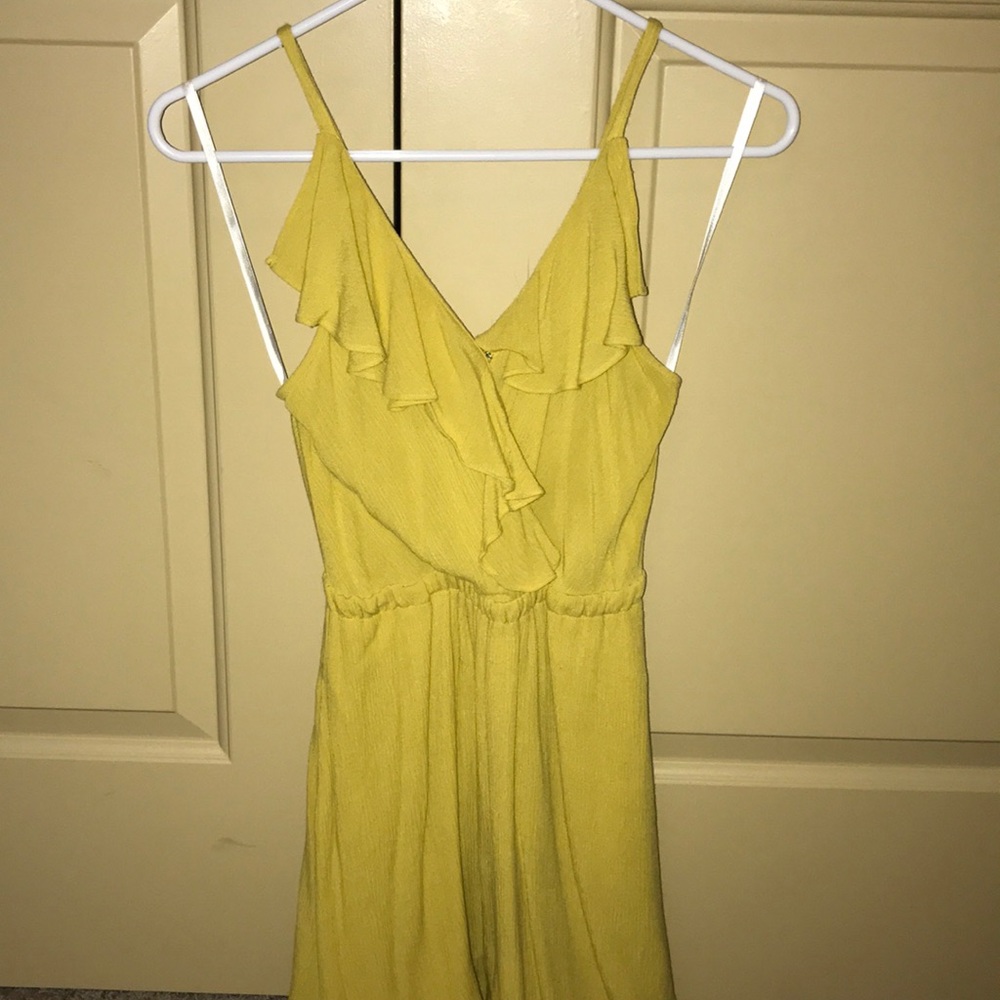 BCBG ruffle dress